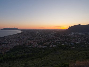 Terracina 'nın güzel manzarası - İtalya