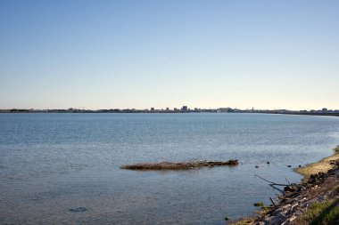 Grado 'da yürümek, Gorizia, Friuli, İtalya' da huzurlu bir yer..