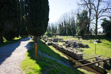 Friuli Venezia Giulia bölgesindeki Aquileia UNESCO Mirası, kuzey İtalya
