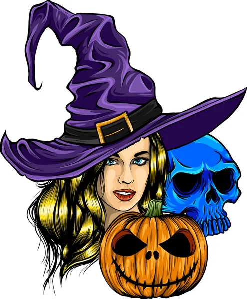 Colección Elementos Halloween Decoración Halloween Diseño Fiesta Nocturna Terror Feliz — Archivo Imágenes Vectoriales