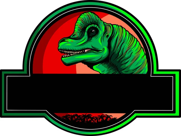 Logo World Dinosaurs Design Vectoriel — Image vectorielle