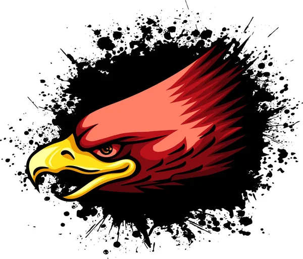 Mascot Head Eagle Vector — Stock Vector