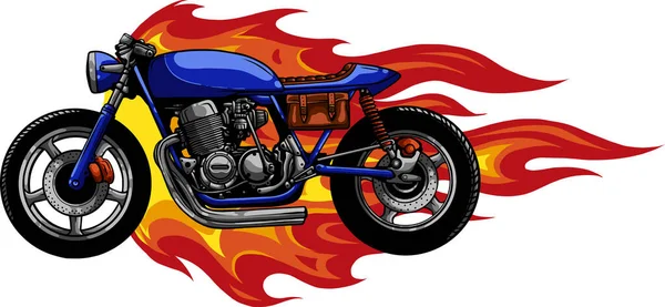 Wektor Motocykla Cafe Racer — Wektor stockowy