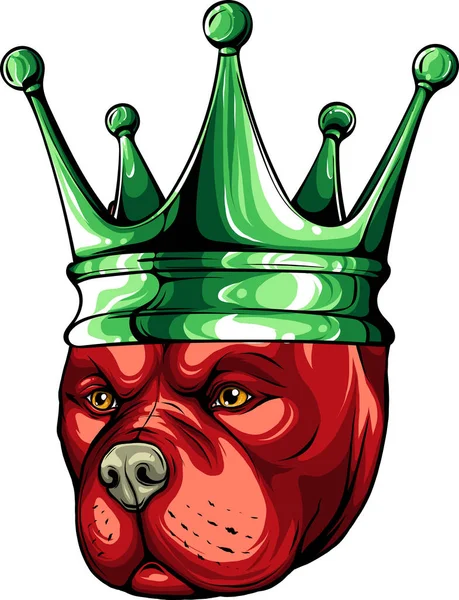 Ilustração Vetorial Face Cão — Vetor de Stock