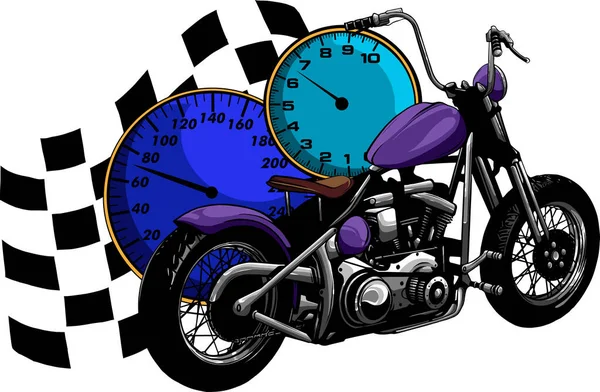 摩托车切割机矢量图解设计 — 图库矢量图片