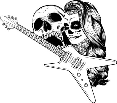 elektro gitar hattı sanatı