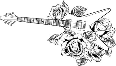 elektro gitar hattı sanatı