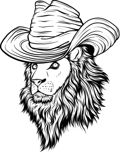 狮子头图解向量 — 图库矢量图片