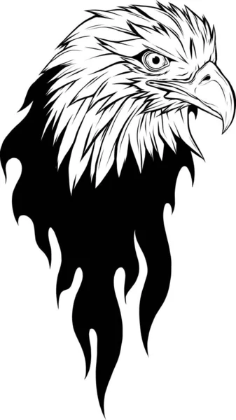 概要形式の鷲頭 — ストックベクタ