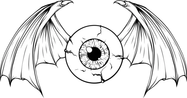 Realistic Human Eyeball Retina Foreground — Stock Vector