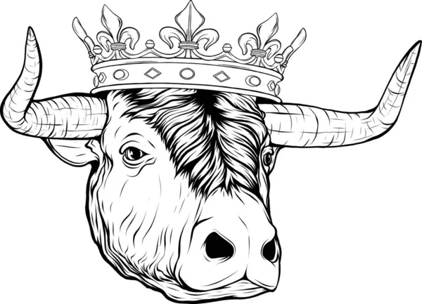 Preto Branco Cabeça Vaca — Vetor de Stock