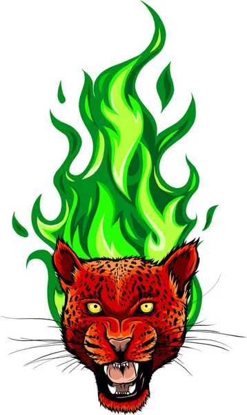 Cabeça de cavalo flamejante de fogo para design de mascote imagem vetorial  de Seamartini© 122668178