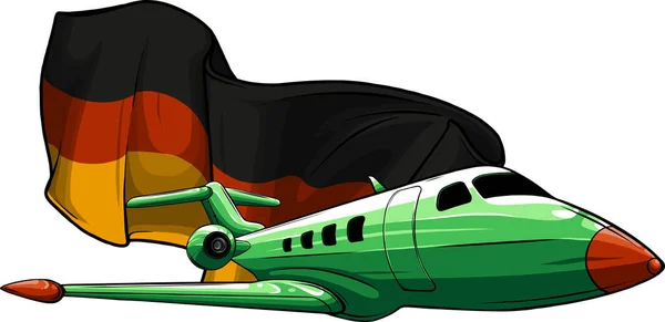 Návrhy Vektorových Ilustrací Tryskových Letadel — Stockový vektor