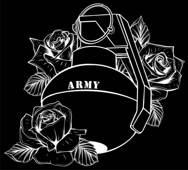 Gül Buketi ve El Bombası, Psikedelik Sanat Posteri, Sanat Yeni Çerçevesi