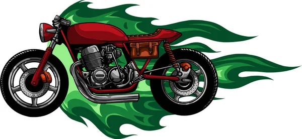 삽화가 오토바이 — 스톡 벡터