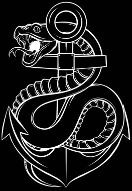 Yılan çizgisi simgesi. Viper Hayvan Rozeti V