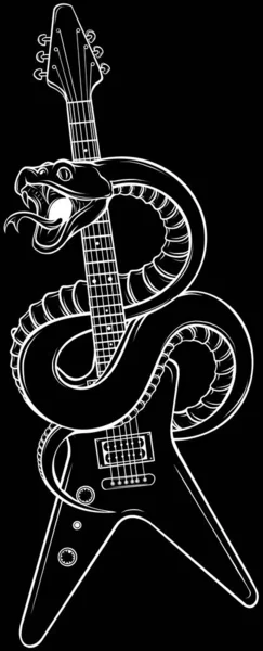 Icona Del Profilo Del Serpente Vipera Animale Distintivo — Vettoriale Stock