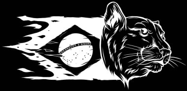 puma tasarımı, vektör illüstrasyon tasarımı