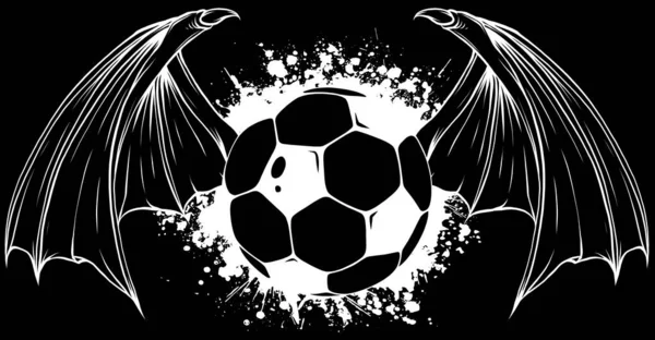 Μπάλα Ποδοσφαίρου Μαύρο Και Άσπρο Περίγραμμα — Διανυσματικό Αρχείο