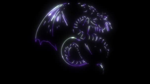 Winged Snake의 디지털 애니메이션 — 비디오