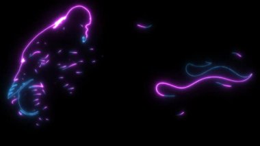 Alevli Ateş Aslanı başlığının video animasyonu