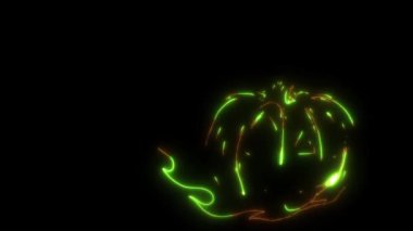 Ateşli Cadılar Bayramı Balkabağı 'nın video animasyonu