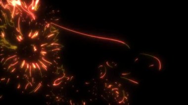 Çiçekli kartal kafasının video animasyonu