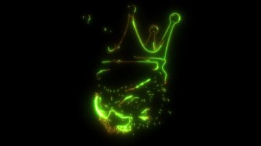Baykuş Crown maskot tasarımının video animasyonu