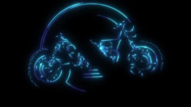 Motosiklet yasağı işaretinin video animasyonu