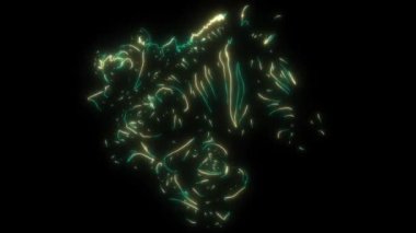 Güllü zebra başı animasyonu