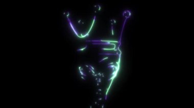 Uzaylı Giyen Taç 'ın video animasyonu