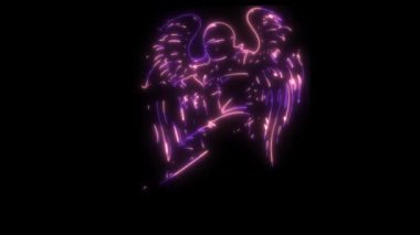 Snowboard atlayışının dijital animasyon lazeri