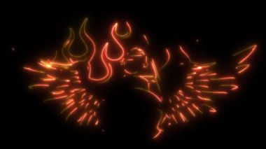 El bombasının dijital animasyon lazeri
