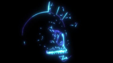 Aces ve Skull 'un dijital animasyon lazeri