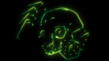 Aces ve Skull 'un dijital animasyon lazeri