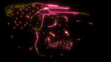 maymun dijital animasyon lazeri