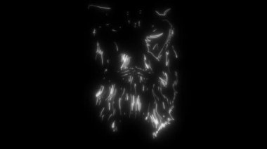 Puma Panter Maskotu Neon tarzı