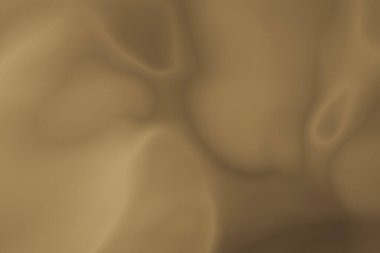 Üzerinde pürüzsüz çizgiler ve lekeler olan soyut kahverengi arkaplan. Yumuşak bir eğim. Arkaplan