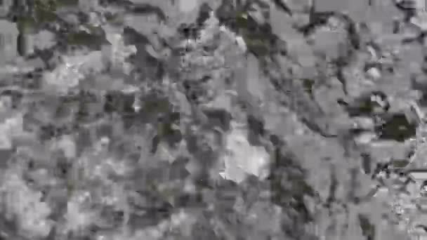 Абстрактный Фон Шпилей Капель Луковиц Сточных Водах Рябь Поверхности — стоковое видео