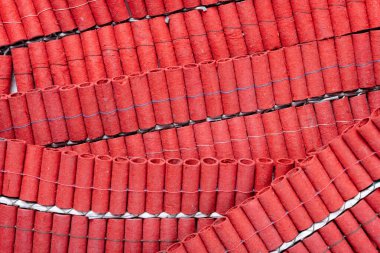 firecrackers as a background and texture