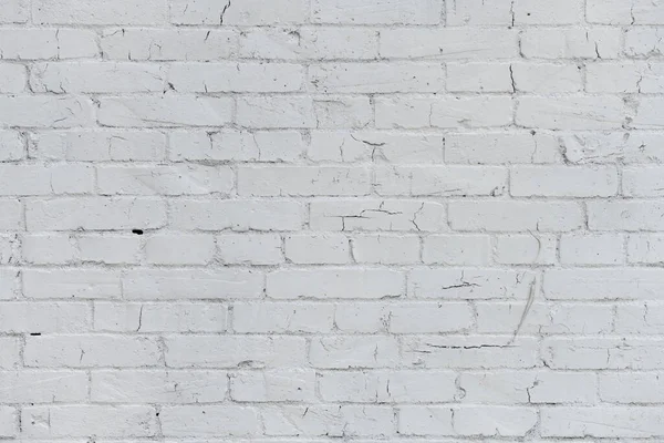 背景和质地为正方形的白色砖墙 — 图库照片