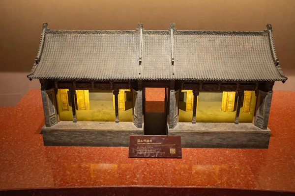Taiyuan Shanxi China Juli 2023 Opera Podium Houtu Gedenkteken Tempel — Stockfoto