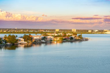 Clearwater Beach, Tampa Florida, ABD 'de güzel bir deniz manzarası.