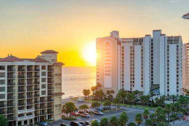 Clearwater Sahili, Tampa Florida, ABD 'nin batımı