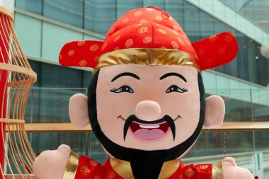 Refah Tanrısı 'nın yatay kompozisyondaki sevimli bebeği.