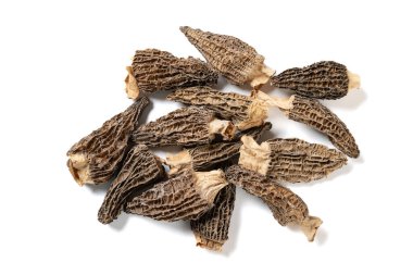 Üst görünüm moreli beyaz arkaplanda