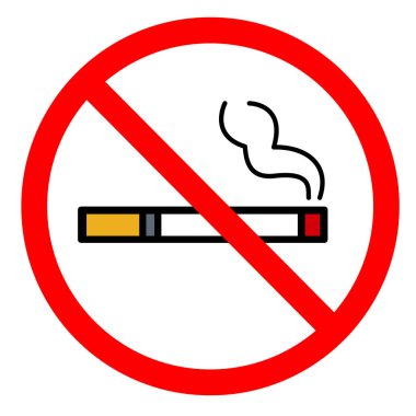 Sigara içilmez. Yasak Uyarı, Dikkat, Dikkat, Kısıtlama Tehlike