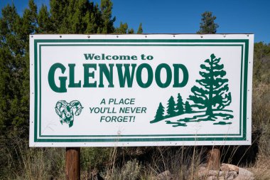 Glenwood, New Mexico - 19 Ekim 2022 Glenwood New Mexico 'ya hoş geldiniz, asla unutamayacağınız bir yer.