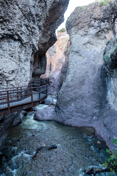 Catwalk Recreation Area Hike Whitewater Canyon Gila National Forest New — Stock Photo, Image