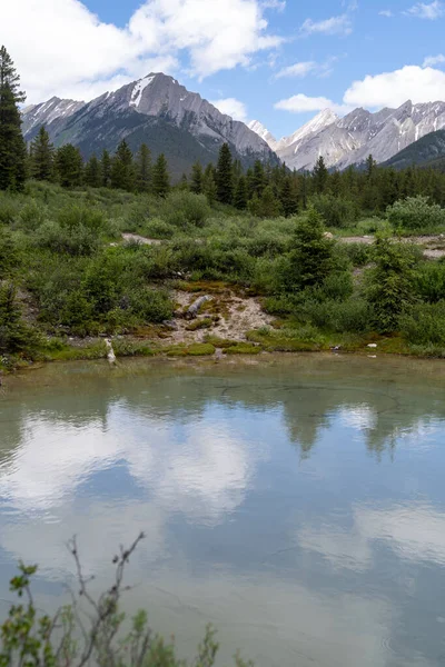 Landschap Bij Ink Pots Trail Banff National Park Canadese Rockies — Stockfoto